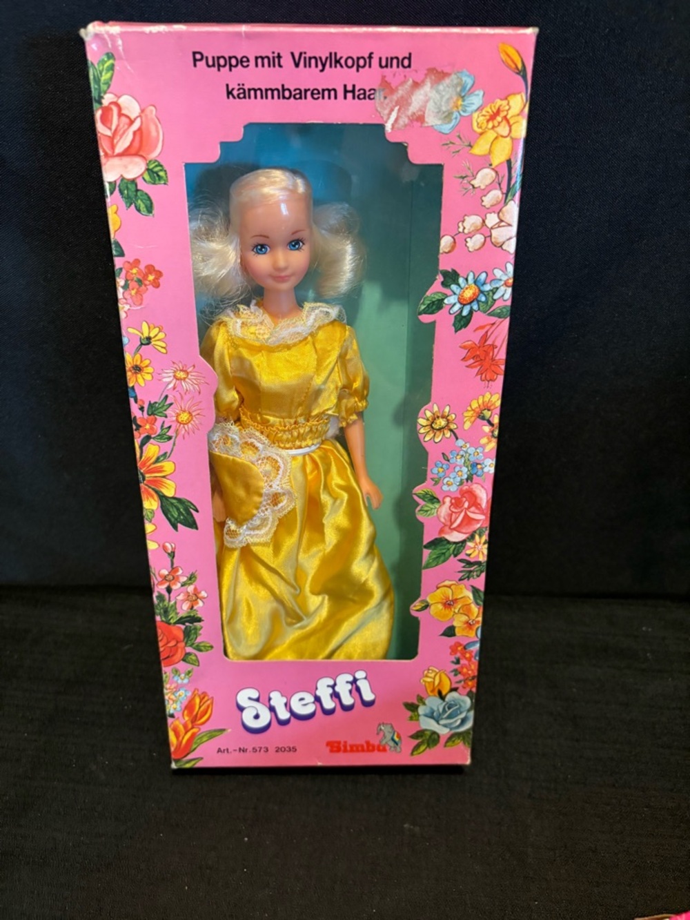 vintage 70s/80s Simba toys "Steffi" doll  Art.-No. 573 2035